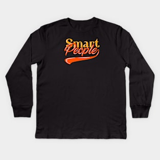 Smart people Kids Long Sleeve T-Shirt